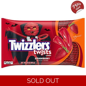 Twizzlers Twists Strawberry Candy - 623g Halloween Treats Big Bag